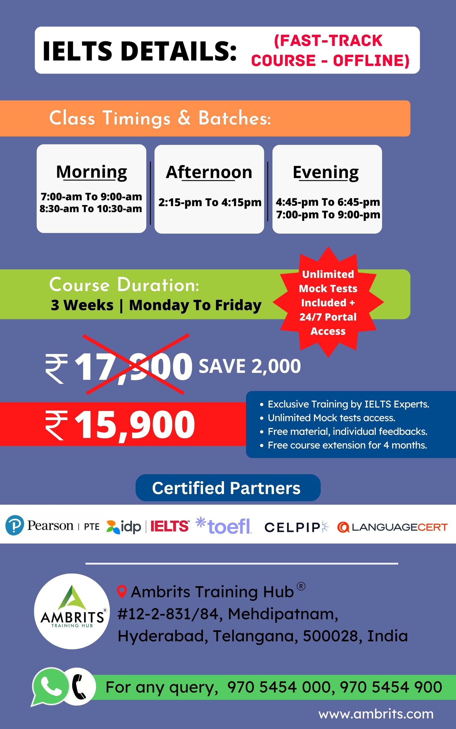 IELTS Fast Track Course — Course Brochure